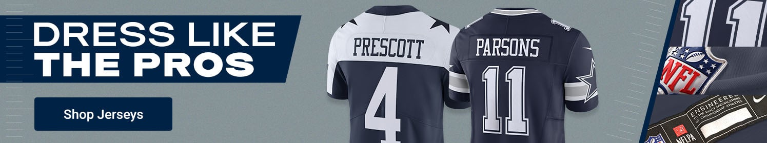 Dress Like the Pros | Shop Dallas Cowboys Jerseys