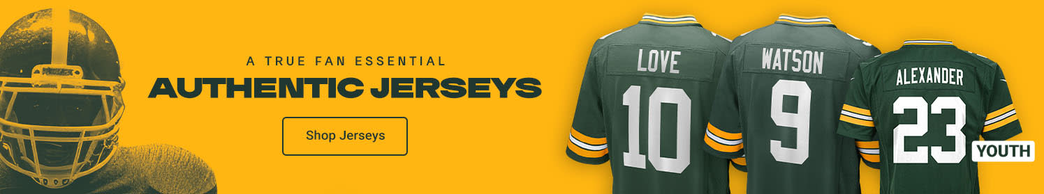 A True Fan Essential Authentic Jerseys | Shop Green Bay Packers Jerseys