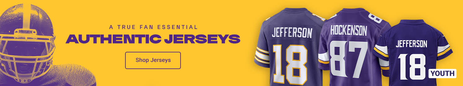 A True Fan Essential Authentic Jerseys | Shop Minnesota Vikings Jerseys
