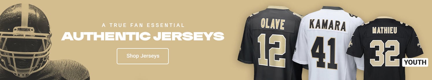 A True Fan Essential Authentic Jerseys | Shop New Orleans Saints Jerseys
