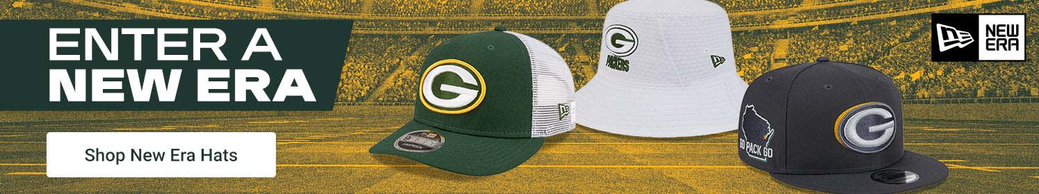 Enter a New Era | Shop Green Bay Packers New Era Hats