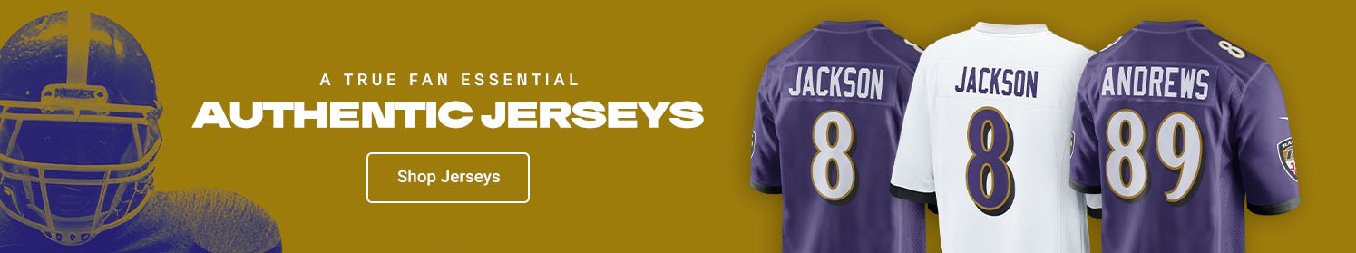 A True Fan Essential Authentic Jerseys | Shop Baltimore Ravens Jerseys