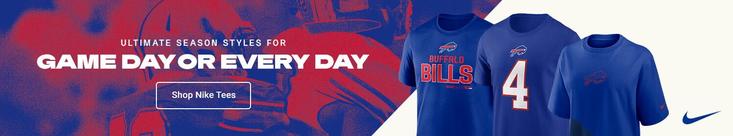 Ultimate Season Styles for Game Day or Every Day | Shop Buffalo Bills Nike Tees