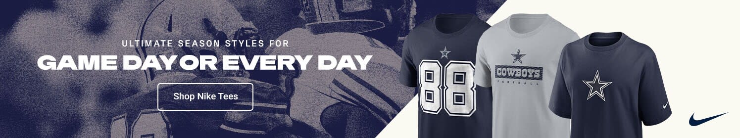 Ultimate Season Styles for Game Day or Every Day | Shop Dallas Cowboys Nike Tees