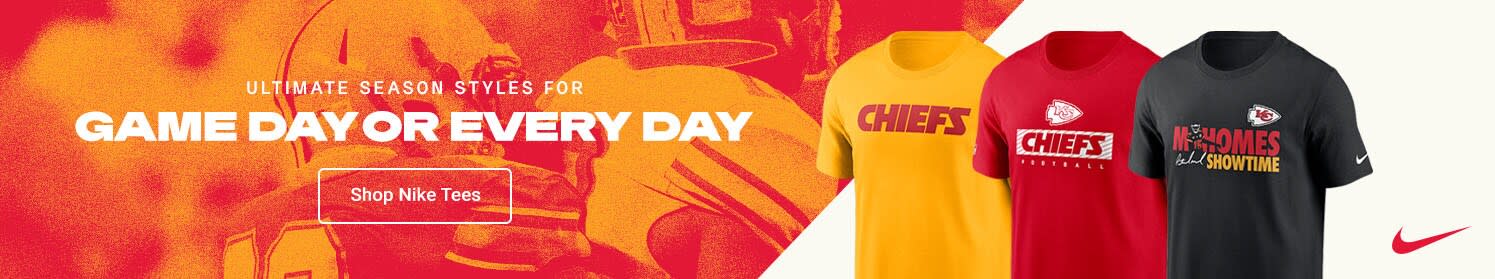 Ultimate Season Styles for Game Day or Every Day | Shop Kansas City Chiefs Nike Tees