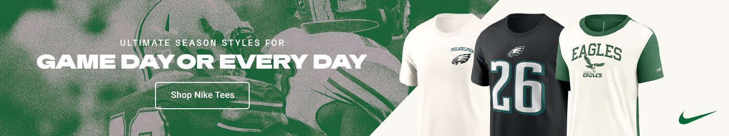 Ultimate Season Styles for Game Day or Every Day | Shop Philadelphia Eagles Nike Tees