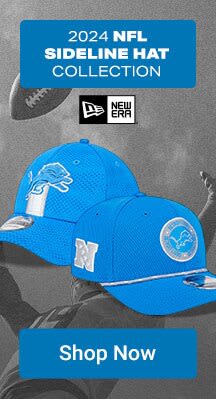 Detroit Lions 2024 NFL Sideline Hat Collection | Shop Now