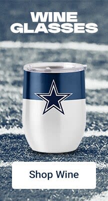 Wine Glasses | Shop Dallas Cowboys Wine Glasses