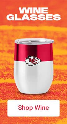 Wine Glasses | Shop Kansas City Chiefs Wine Glasses