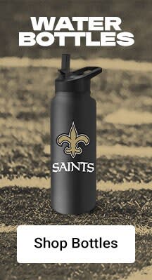 Water Bottles | Shop New Orleans Saints Water Bottles