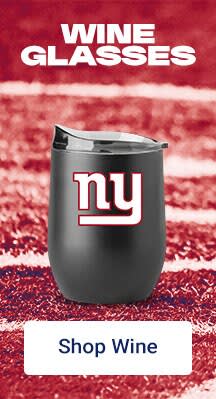 Wine Glasses | Shop New York Giants Wine Glasses