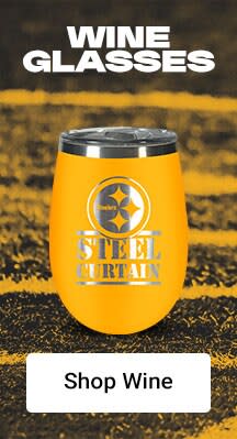 Wine Glasses | Shop Pittsburgh Steelers Wine Glasses