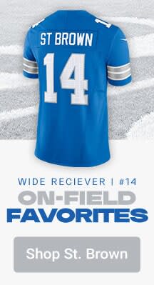 Wide Receiver #14 Amon-Ra St. Brown | On Field Favorites | Shop Amon-Ra St. Brown