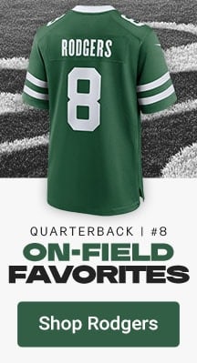 Quarterback #8 Aaron Rodgers | On Field Favorites | Shop Aaron Rodgers