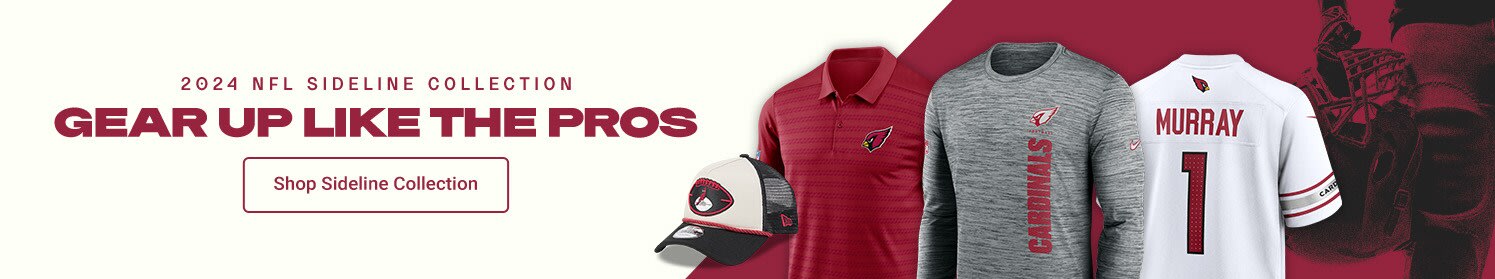 2024 NFL Sideline Collection| Gear Up Like the Pros | Shop Arizona Cardinals Sideline Gear