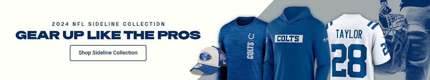 2024 NFL Sideline Collection| Gear Up Like the Pros | Shop Indianapolis Colts Sideline Gear