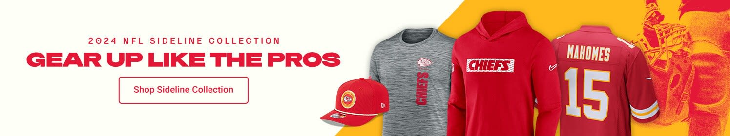 2024 NFL Sideline Collection| Gear Up Like the Pros | Shop Kansas City Chiefs Sideline Gear