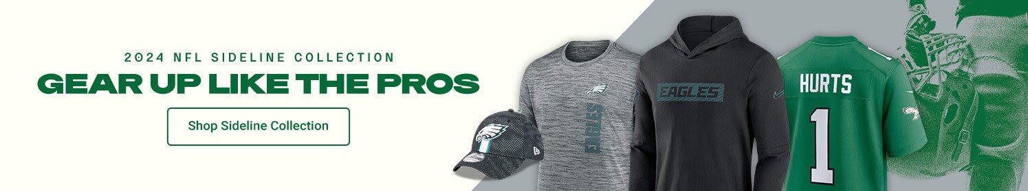 2024 NFL Sideline Collection| Gear Up Like the Pros | Shop Philadelphia Eagles Sideline Gear