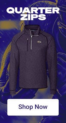 Baltimore Ravens Quarterzips | Shop Now