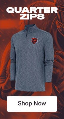 Chicago Bears Quarterzips | Shop Now