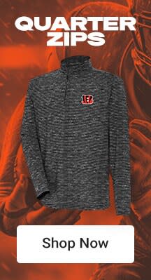 Cincinnati Bengals Quarterzips | Shop Now