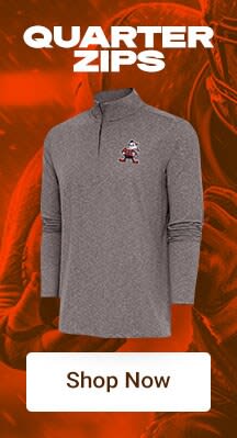 Cleveland Browns Quarterzips | Shop Now