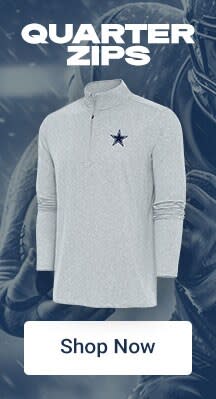 Dallas cowboys quarter zip sweatshirt hotsell