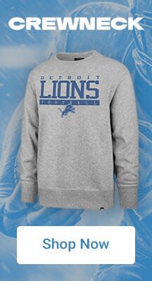 Detroit Lions Sweatshirts Shop Lions Crewneck Sweatshirts