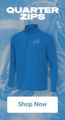 Detroit Lions Quarterzips | Shop Now