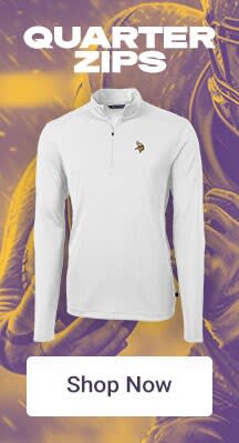 Minnesota Vikings Quarterzips | Shop Now