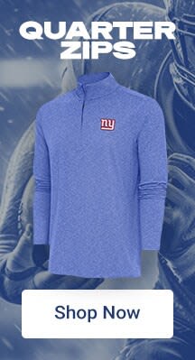 New York Giants Quarterzips | Shop Now