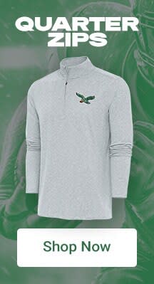 Philadelphia Eagles Quarterzips | Shop Now