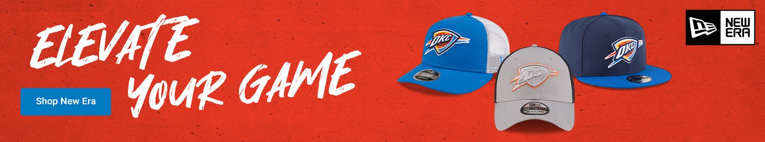 New Era Oklahoma City Thunder Mens Navy Blue Basic 59FIFTY Fitted Hat