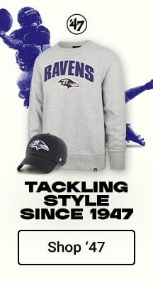 Tackling Style Since 1947 | Shop Baltimore Ravens '47 Gear