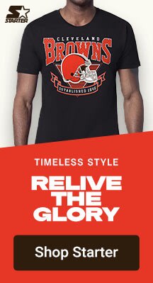 Timeless Style | Relive the Glory | Shop Cleveland Browns Starter Gear