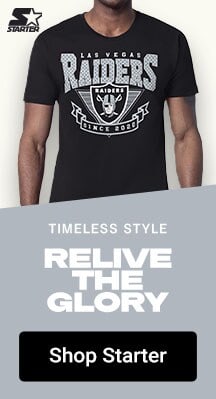 Timeless Style | Relive the Glory | Shop Las Vegas Raiders Starter Gear