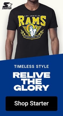 Timeless Style | Relive the Glory | Shop Los Angeles Rams Starter Gear