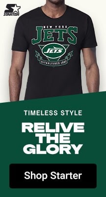 Timeless Style | Relive the Glory | Shop New York Jets Starter Gear