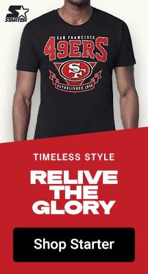 Timeless Style | Relive the Glory | Shop San Francisco 49ers Starter Gear