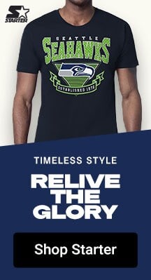 Timeless Style | Relive the Glory | Shop Seattle Seahawks Starter Gear