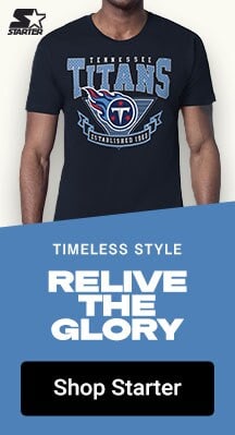 Timeless Style | Relive the Glory | Shop Tennessee Titans Starter Gear