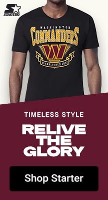 Timeless Style | Relive the Glory | Shop Washington Commanders Starter Gear