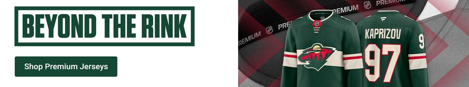 Beyond the Rink | Shop Minnesota Wild Premium Jerseys