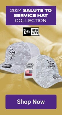 2024 Minnesota Vikings Salute to Service Hat Collection | Shop Now