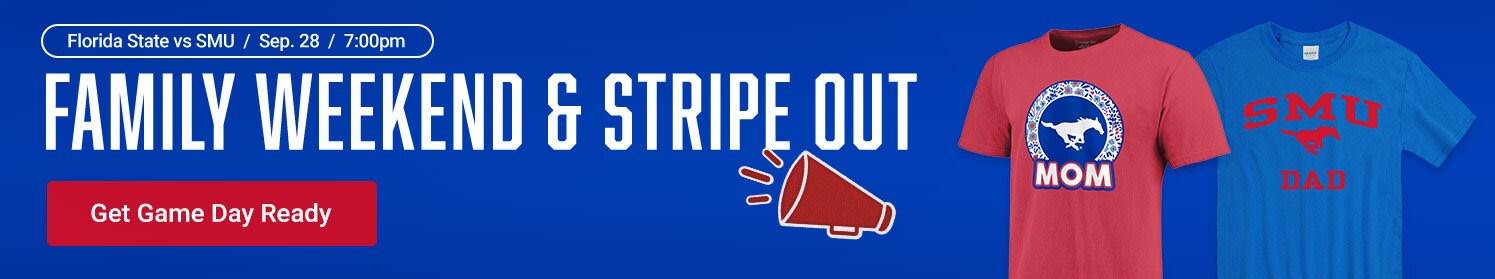 Florida State vs SMU | Sep. 28th 7:00pm | Family Weekend & Stripe Out | Get Gameday Ready