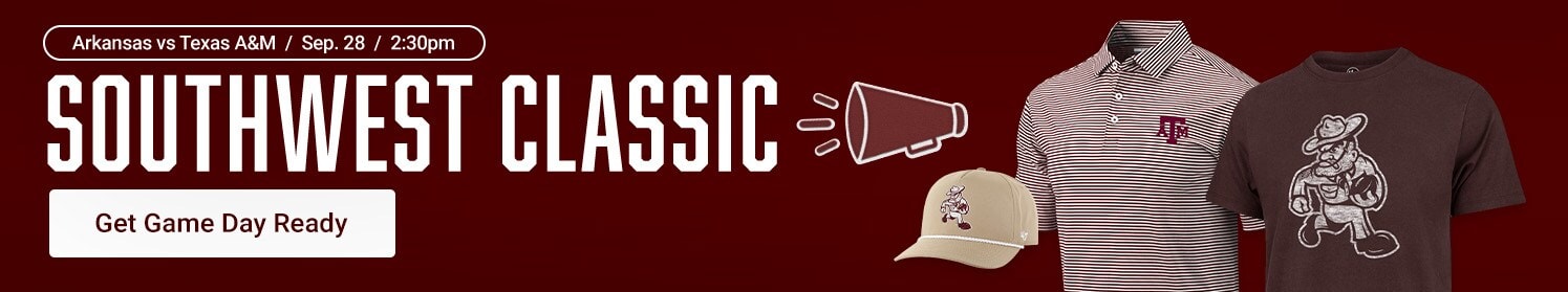 Texas A&M vs Arkansas Razorbacks | Sep. 28th 2:30pm | Southwest Classic