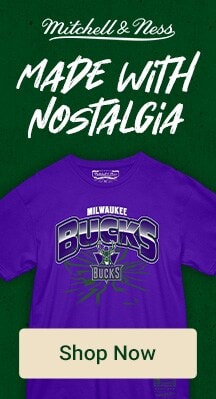 Made with Nostalgia | Shop Milwaukee Bucks Mitchell & Ness
