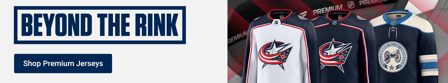 Beyond the Rink | Shop Columbus Blue Jackets Premium Jerseys