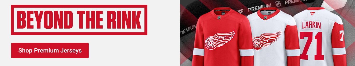 Beyond the Rink | Shop Detroit Red Wings Premium Jerseys