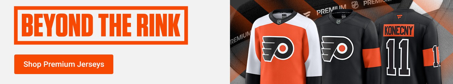 Beyond the Rink | Shop Philadelphia Flyers Premium Jerseys